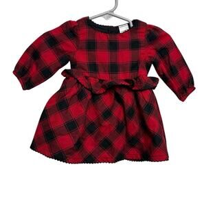 Carter’s Newborn Plaid Flannel Dress